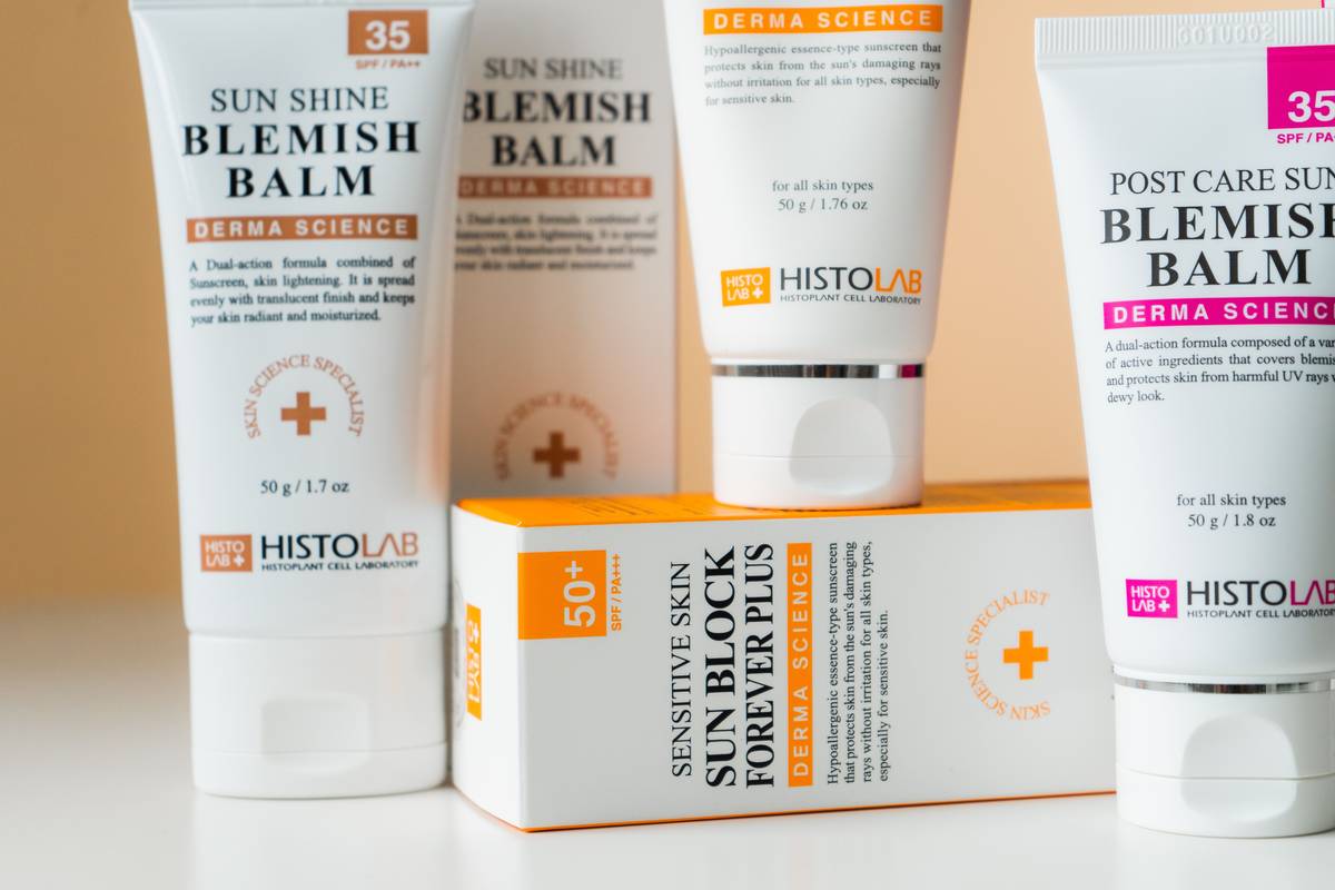 bb cream blemish balm applied to arms showing smooth, hydrated skin